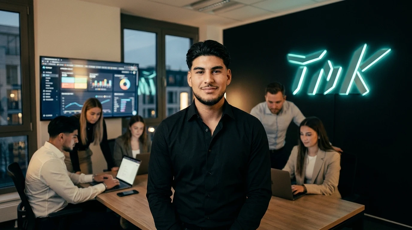 Das SoMe-Team der Social Media Agentur in Hannover bei der Arbeit im Studio an der Hamburger Allee